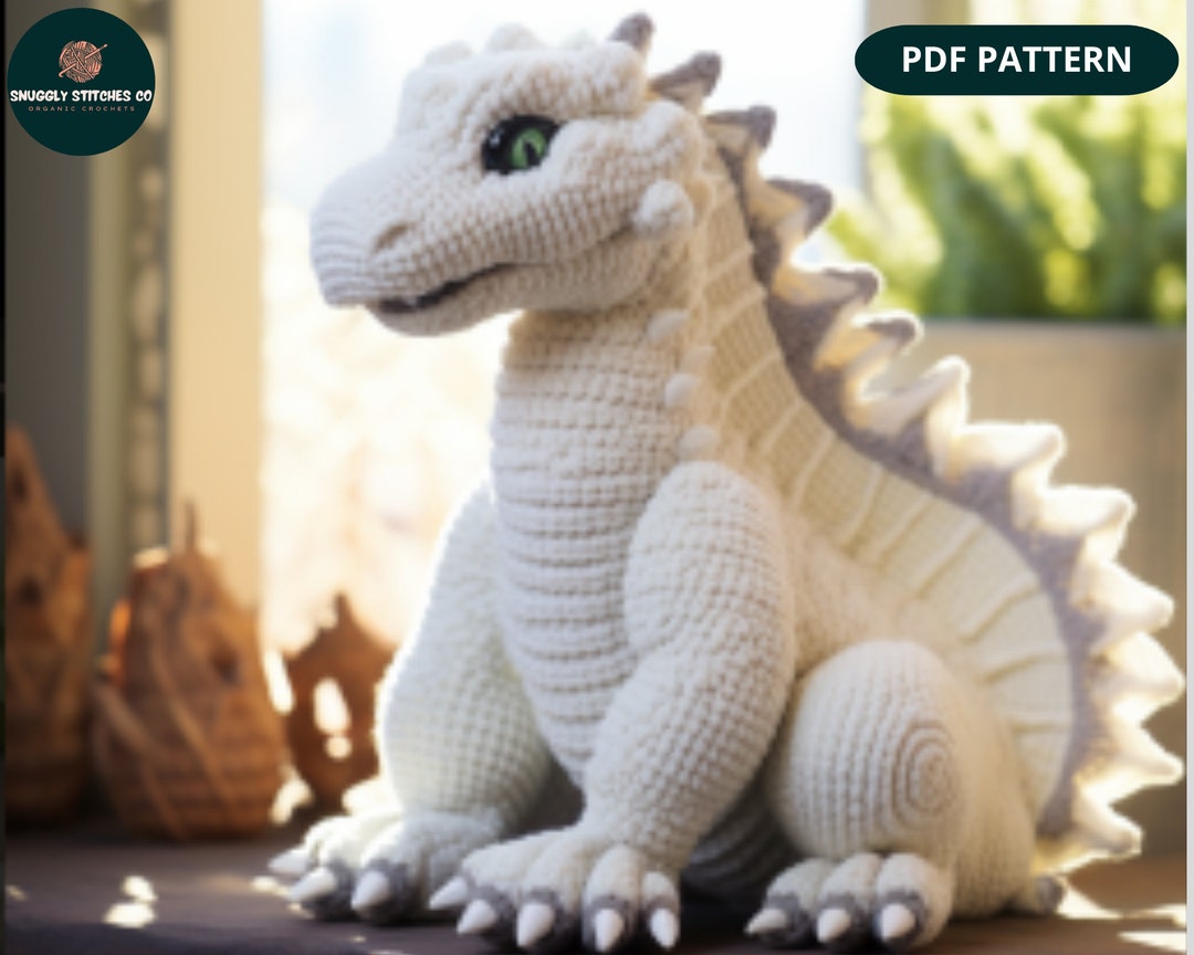 Falkor the Dragon Crochet Pattern Fantasy Amigurumi Dragon Etsy Canada