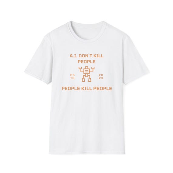 Beeboop A.I. Robotic Unisex Softstyle T-Shirt