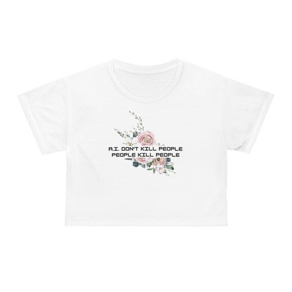 Artificial Intelligence A.I. AOP Crop Tee