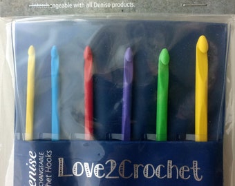 Denise - Love2Crochet - Tunische haaknaaldenset - F5-J10 - Bright