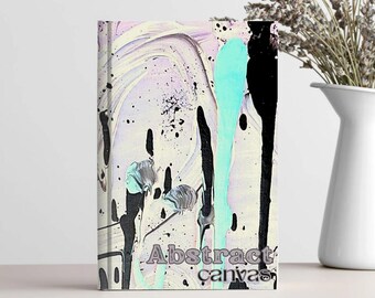 Abstract Art Hardcover Journal: Colorful Lined Notebook