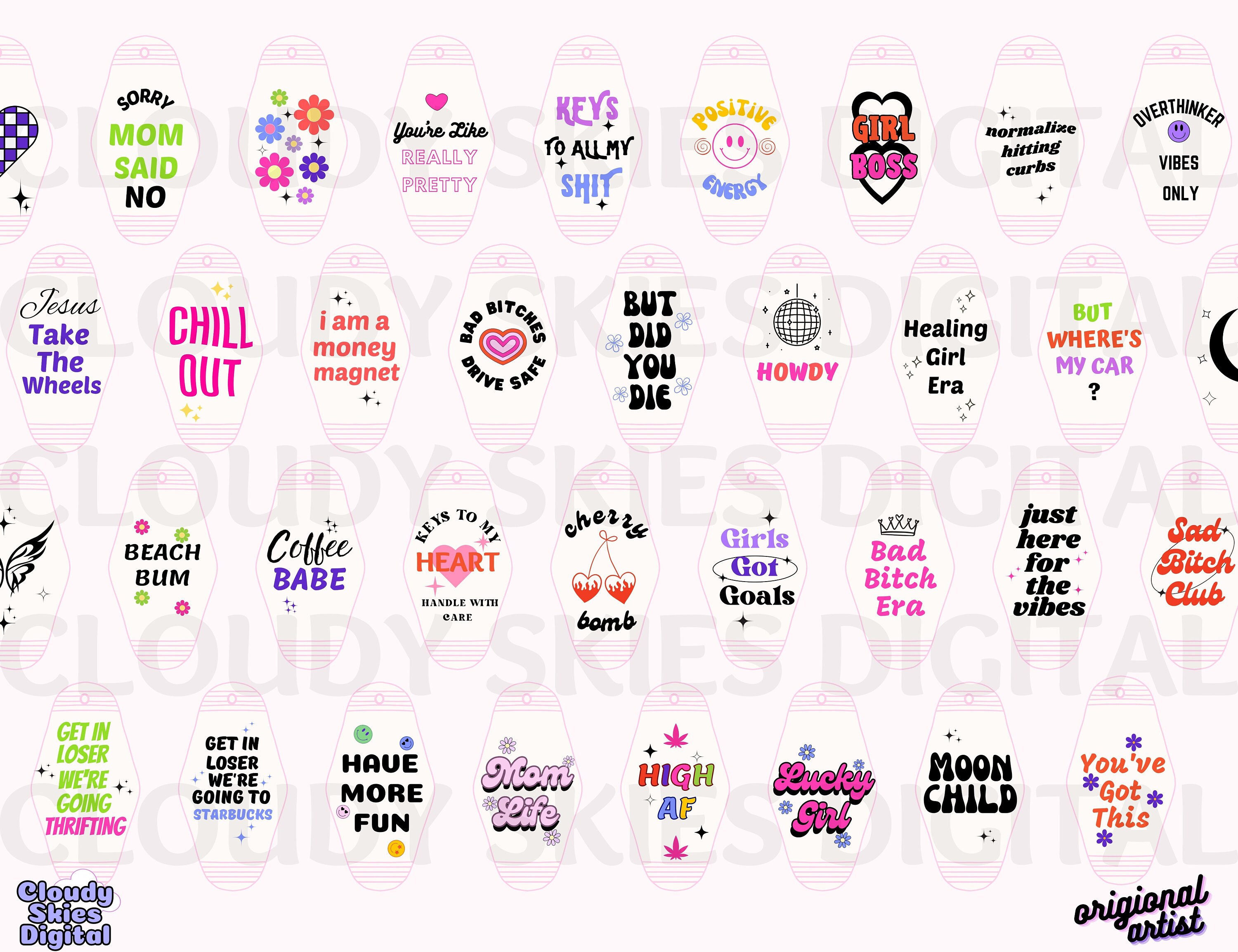 Motel Keychain SVG Bundle, Motel Keychain Svg,hotel Keychain SVG, Cut