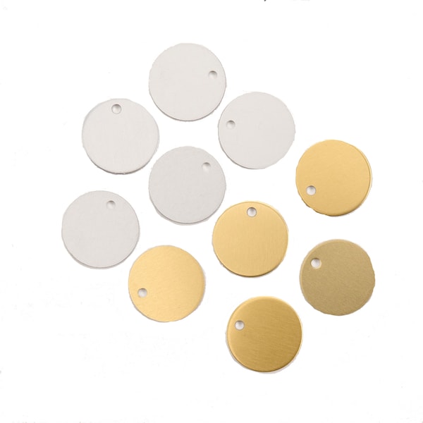 Anodized Aluminum Discs 23mm 18mm