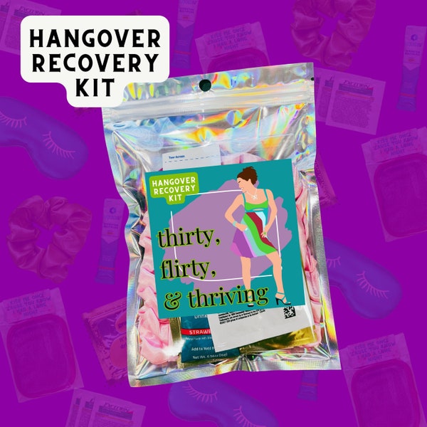 13 Going on 30 Inspired Birthday Party Favor Hangover Kit