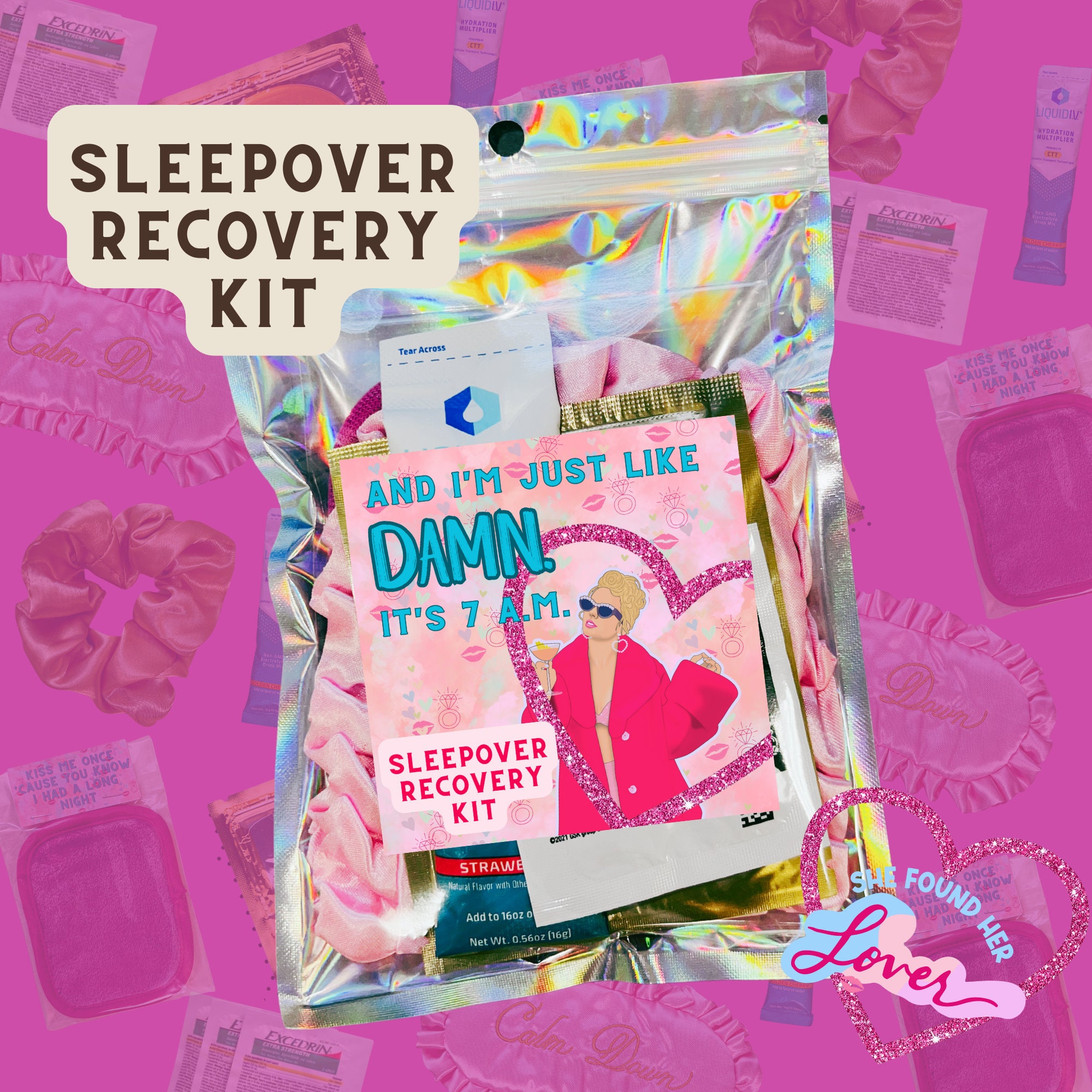 Taylor Swift Swiftie Sleepover Recover Kit Party Favors Etsy