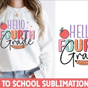 Back to School Sublimation Bundle | First Day of School PNG Files | Teacher & Student Shirt Designs
