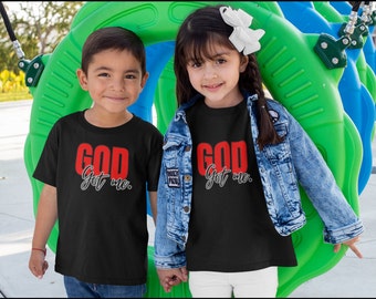 Camiseta God Got Me: Camiseta Bold Faith Statement Infantil Heavy Cotton™
