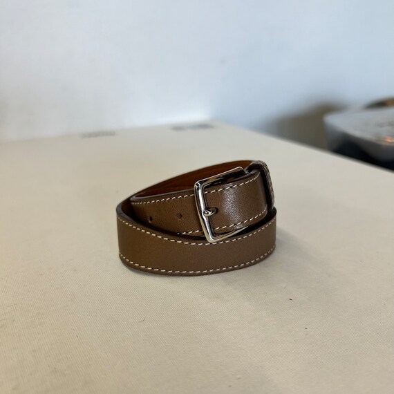 【VINTAGE】Hermès Double Tour belt 166 VINTAGE】Hermès Double Tour belt 166
