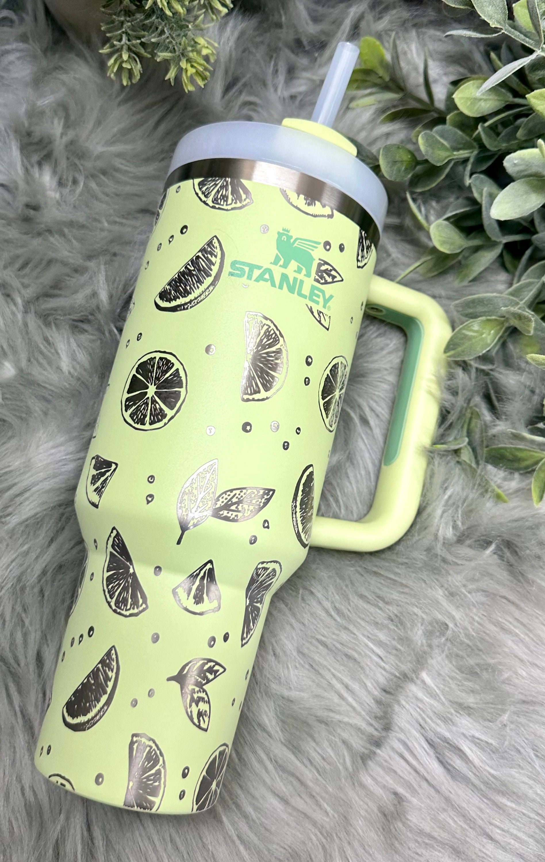Citrus Engraved Stanley Quencher H2.0 Tumbler, 40 Oz, Full Wrap - Etsy