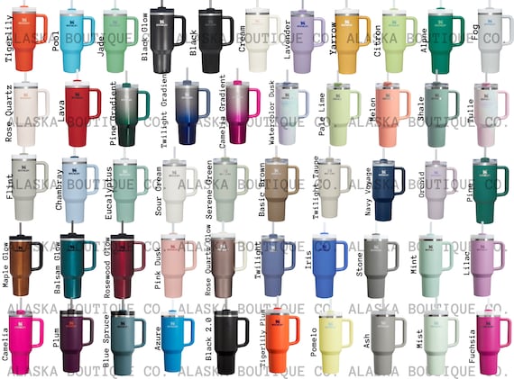 Holiday Treasures Engraved Stanley Quencher H2.0 Flowstate Tumbler