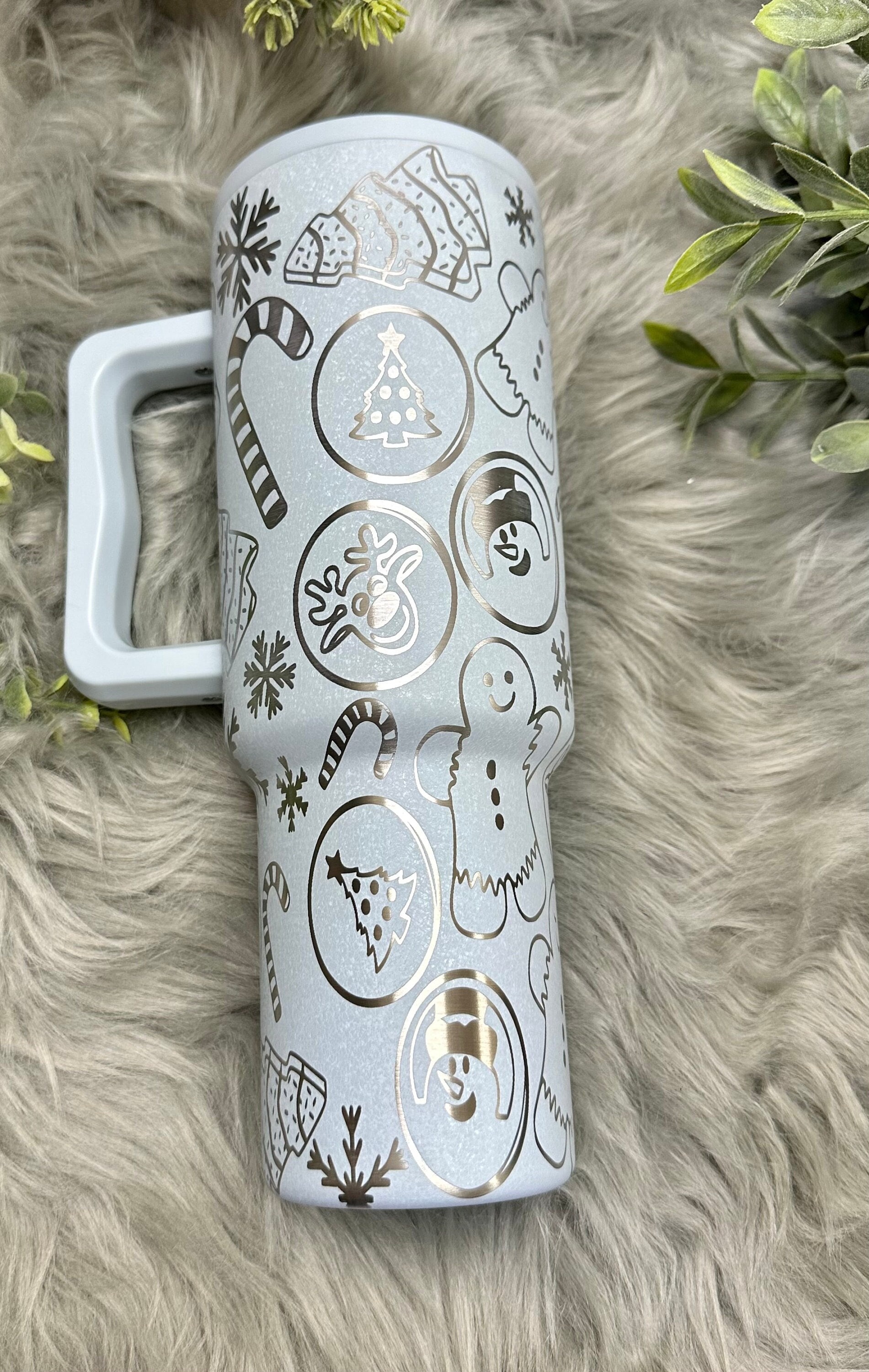 Simple Modern Trek Tumbler w/ Handle / 40oz / Color: Cute Ghosts