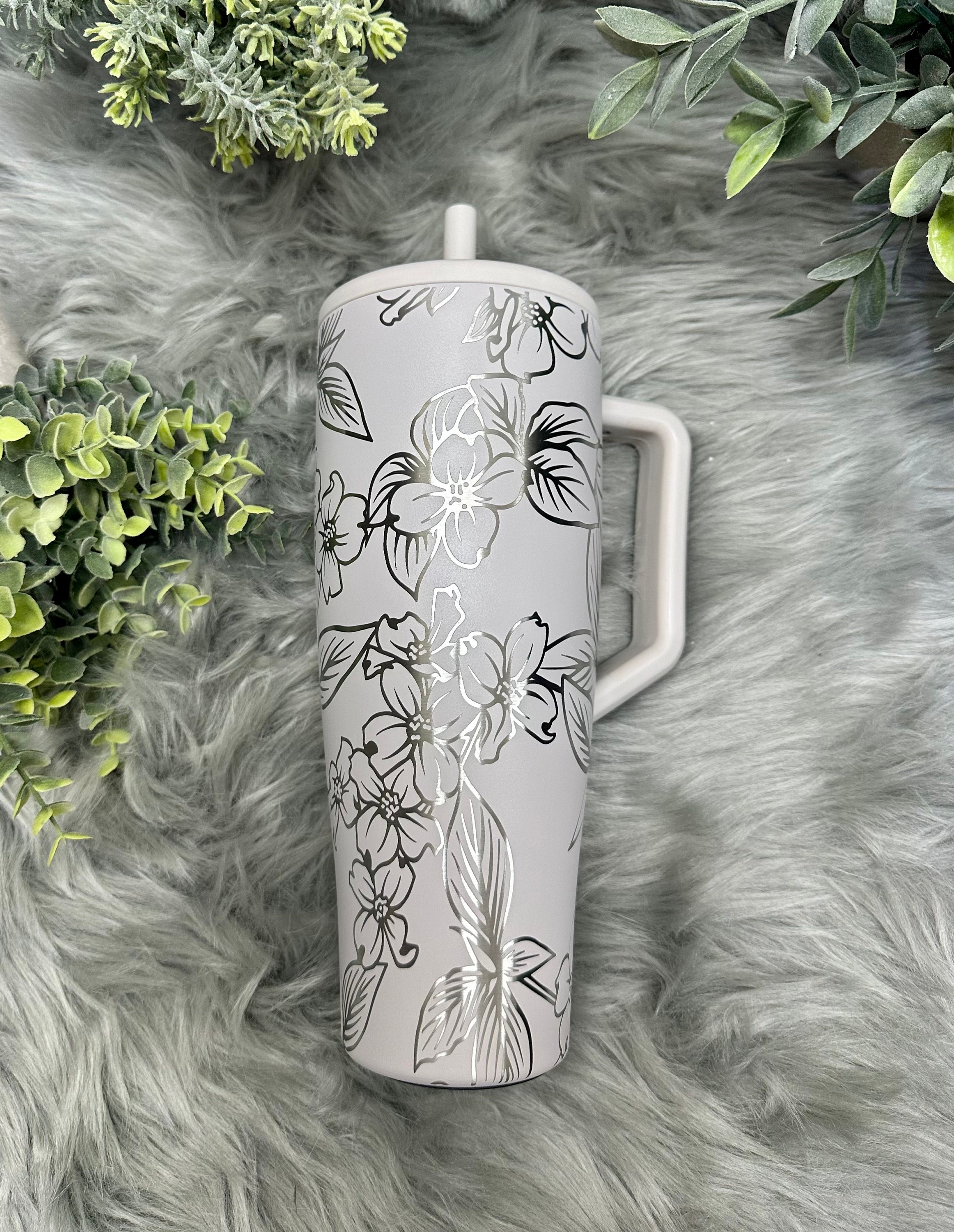 Sunflower Engraved Brumate Era Tumbler, Sunflower Engraved Era, 40oz Tumbler  With Handle, Engraved Brumate Era Tumbler, Engraved Tumbler, 