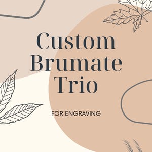 Trio Hopsulator Brumate Gravado Aconchegante, Trio Gravado Personalizado, Trio Hopsulator Brumate Gravado, Trio Hopsulator Gravado, Trio Personalizado
