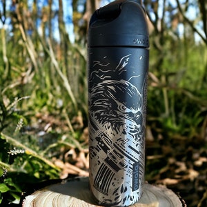 Freedom Eagle Engraved Owala FreeSip Bottle, 32oz Owala FreeSip, Freedom Eagle  Wrap, Owala Water Bottle, Custom Owala, Owala 32oz