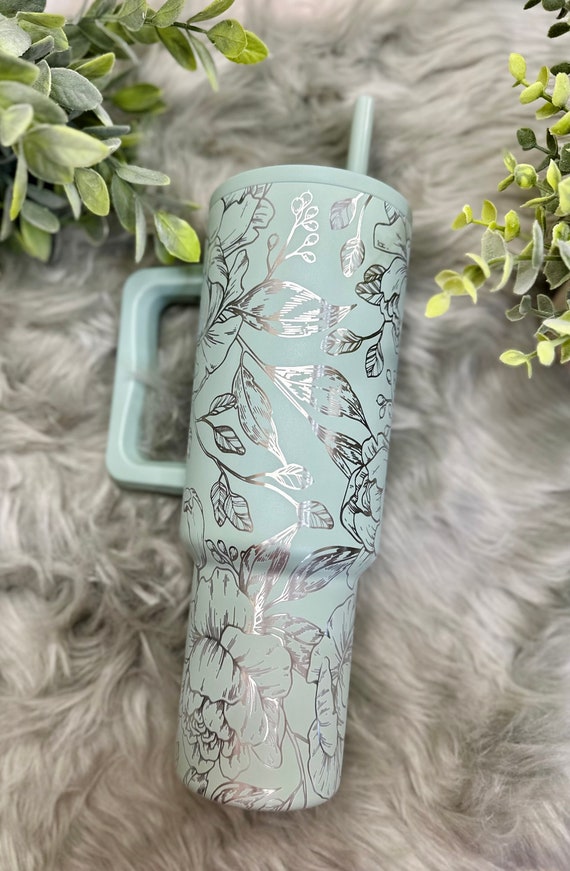 Engraved 40oz Brumate Era Tumbler, Peony Engraved Era, 40oz Tumbler With  Handle, Engraved Brumate Era Tumbler, Engraved Tumbler, Custom Era 