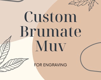 Custom Engraved Brumate Muv Tumbler with Handle, Personalized Cup