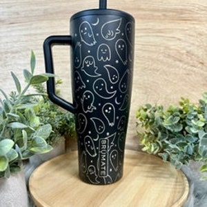 Cute Ghosts Engraved 40oz Brumate Era Tumbler, Ghosties Engraved Era, 40oz Tumbler, Halloween Engraved Brumate Era Tumbler, Spooky Season