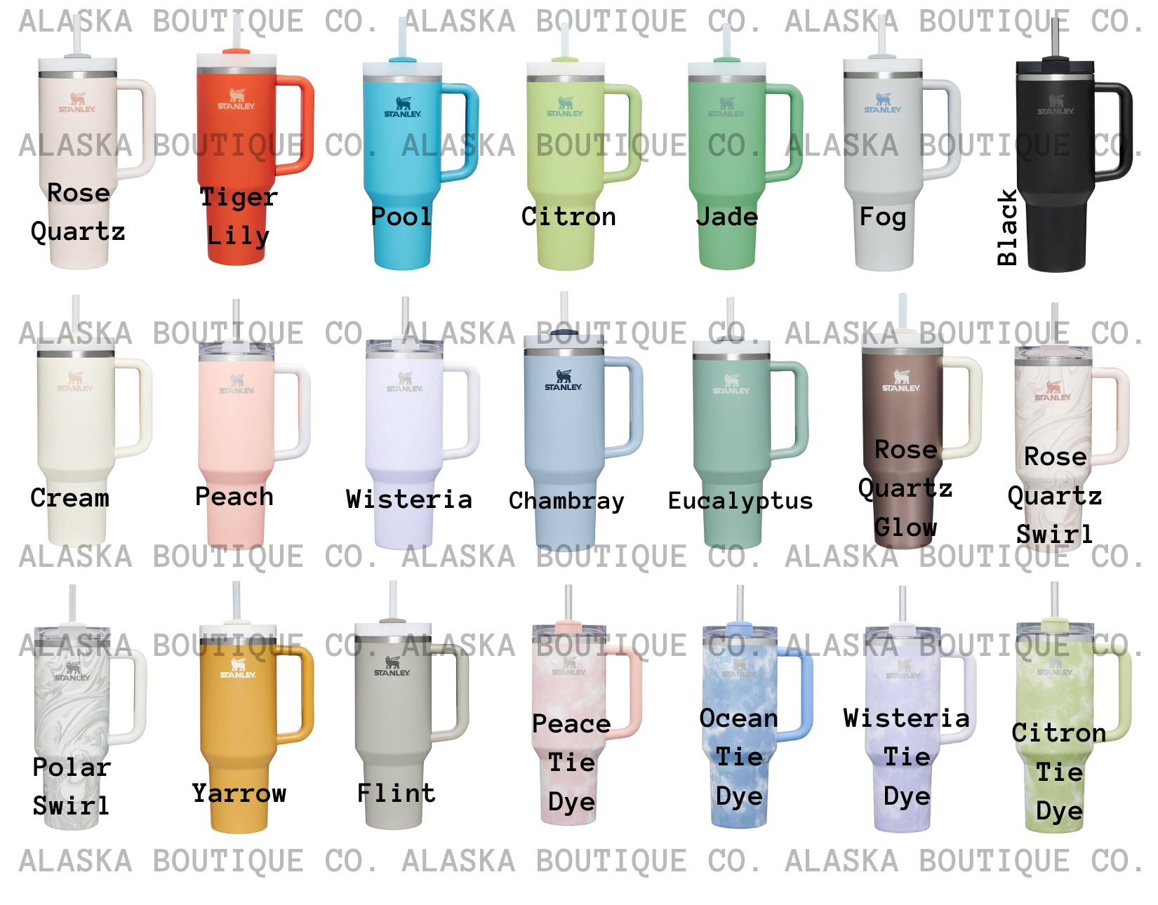 40oz Stanley Style Tumbler - Alaska Life Designs