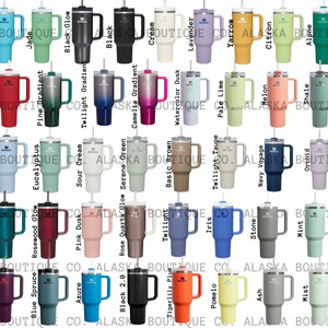 Engraved Butterfly Garden Stanley Tumbler, 30 or 40 oz image 3