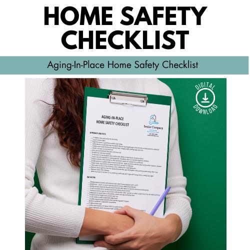 Aging in Place Home Safety Checklist, Real Estate, Downsizing, Booklet ...