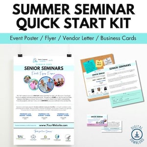 Letnie seminarium dla seniorów – zestaw szybkiego startu, nieruchomości, zmniejszanie powierzchni biurowej, broszura, seniorzy, SRES, seminarium, ulotka