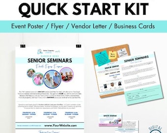 Kit de inicio rápido para el seminario de verano para personas mayores, Bienes raíces, Reducción de tamaño, Folleto, Personas mayores, SRES, Seminario, Volante