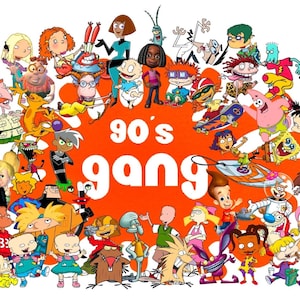 Nickelodeon cartoons DELUXE VERSION| 90’s - 2000’s cartoons | Digital Print Art