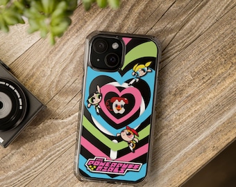 Powerpuff Girls, iPhone-hoesje, Cartoon Network, For the Girls, vrouwen, girl power, origineel ontwerp