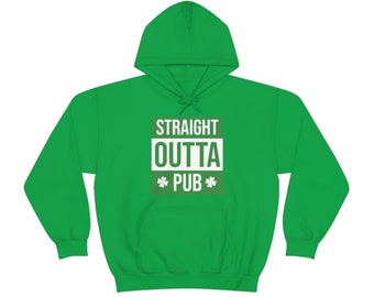 St Patricks Day, Irlande, Irlandais, Fun Unisexe Heavy Blend Sweat-shirt à capuche, Sweat à capuche