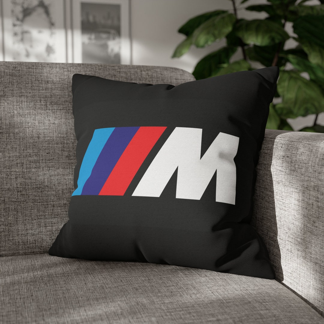 BMW Motorsport Fun, Gift, Car Lover Enthusiast, Spun Polyester Square ...