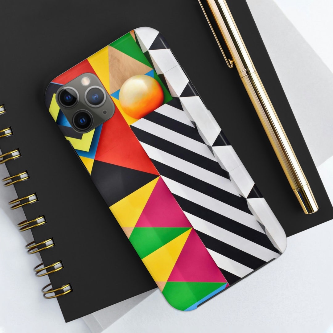 Abstract Geometric Pattern Tough Phone Case - Etsy
