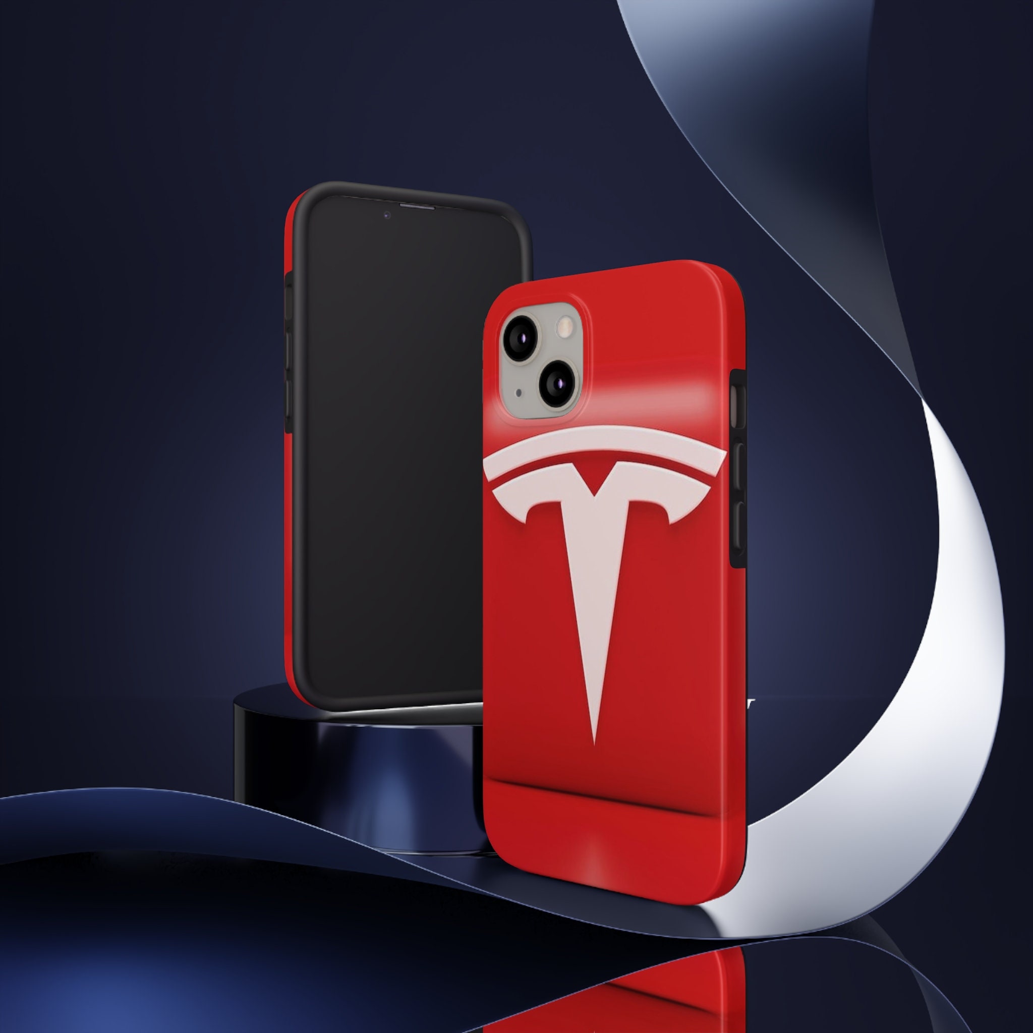 Tesla Logo Tough Phone Case - Etsy