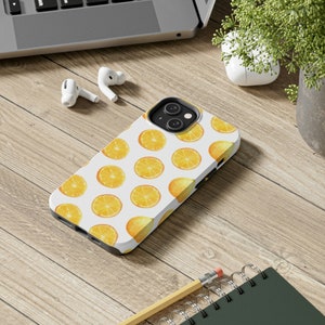 Bold Orange Tough Phone Case
