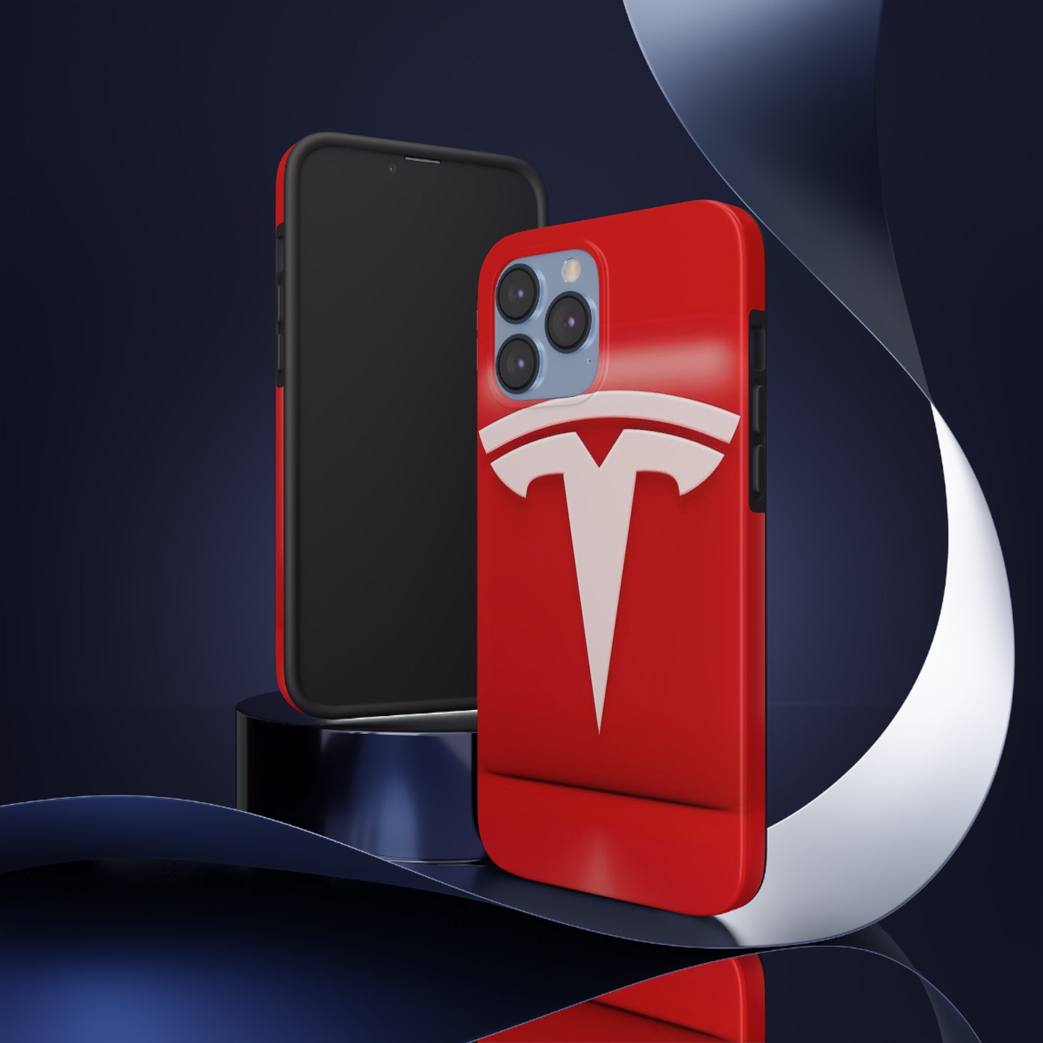Tesla Logo Tough Phone Case