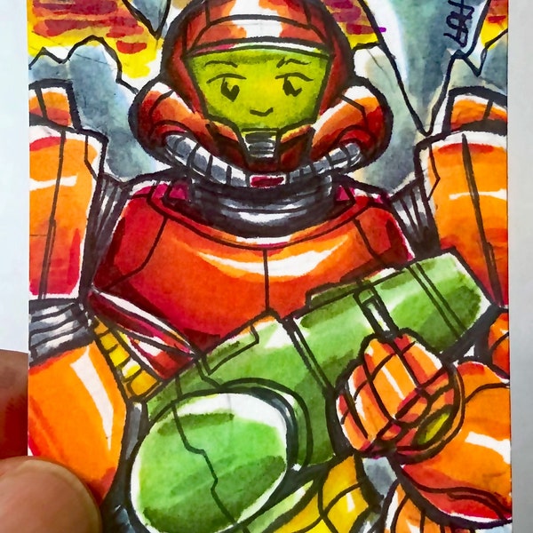 Single Character Commissions, Full Color, ACEO trading card size