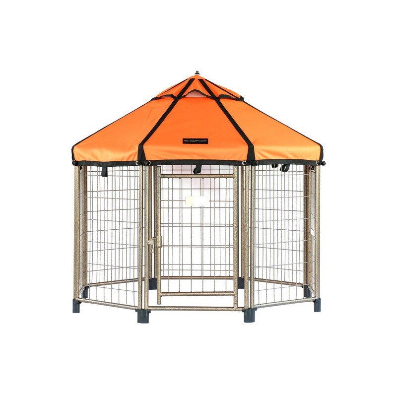 Petgazebo® Dog Kennel With Market Top Canopy, 4ft Etsy