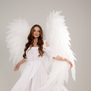 White adult costume - angel wings, photo shoot costume, angel wings, fairy wings