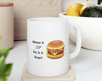 Taza de terapia del habla, taza del patólogo del lenguaje del habla, regalo para el patólogo del lenguaje del habla, mes del habla y una mejor audición, taza de cerámica 11 oz