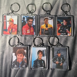 Formula 1 driver keyrings