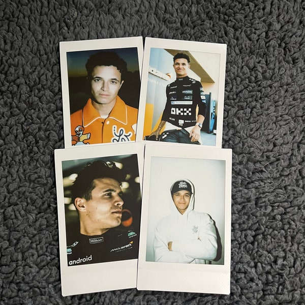 Lando Norris Instax Polaroids