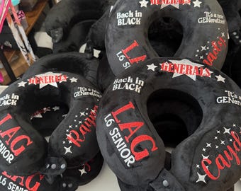 Bulk Request Only: Travel Neck Pillow-Dance team, competition gift,  trip, personalized, nationals gift, cheer team gift, sports team gift.