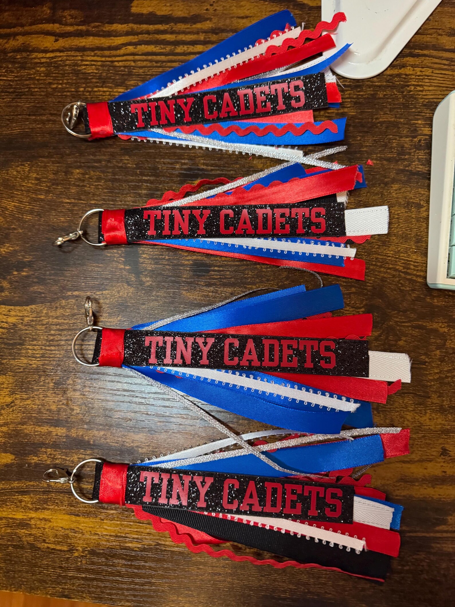 Cheerleading Ribbon Keychains Ribbon Keychain for Dance or Cheer! Show Your Team Spirit!! Custom ...