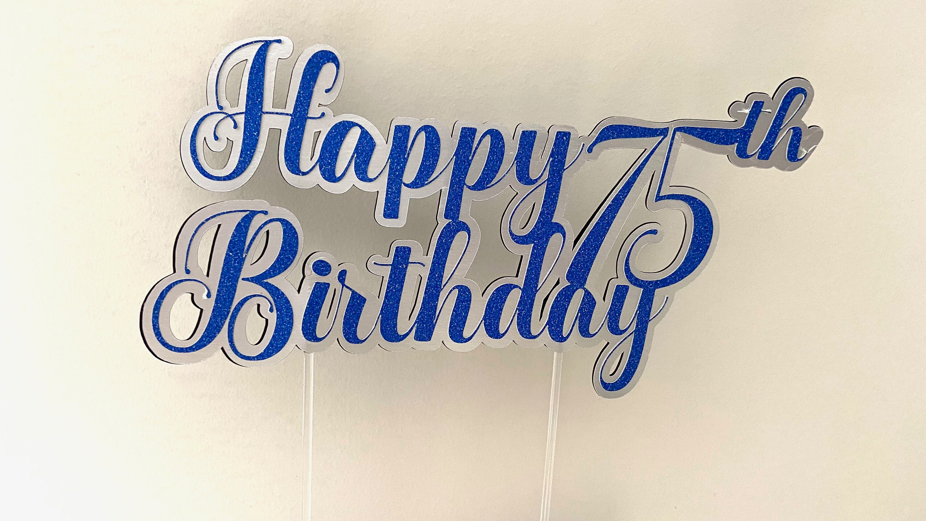 Custom Happy Birthday Cake Topper Happy Birthday Name Cake - Etsy