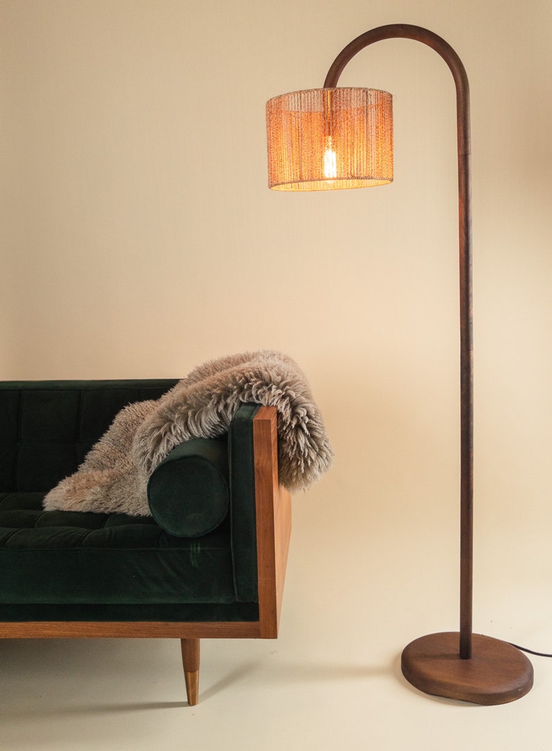 Light Wood Living Room Floor Lamp maple Floor Light for Living Room