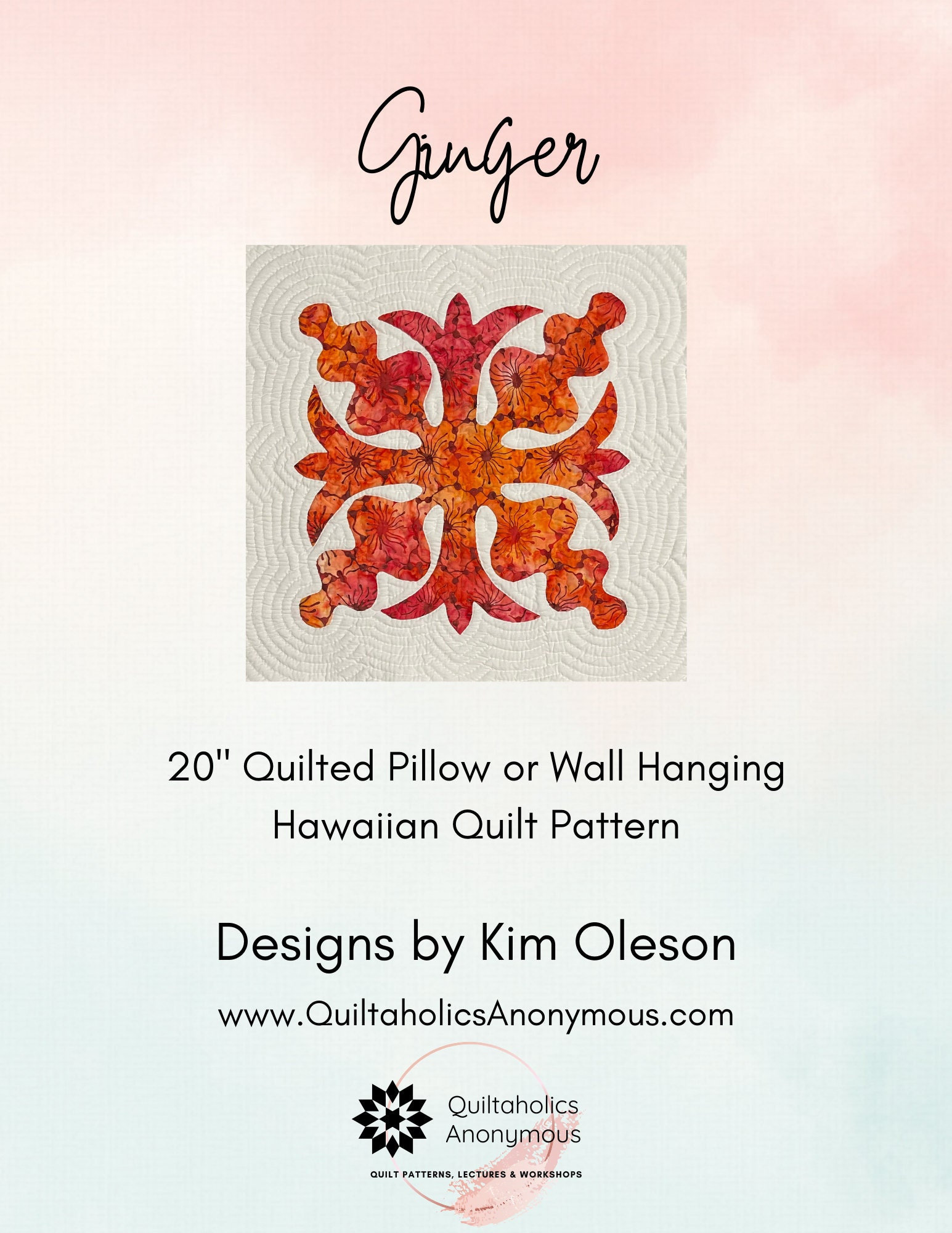 ginger-hawaiian-applique-quilt-pattern-etsy