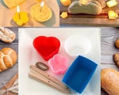 DIY Edible Butter Candle Kit: Silicone Mold Bundle,  Bread board Idea, Creative  Charcuterie Board, Unique Gift, Candle Making