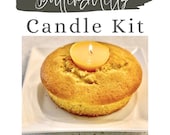Customizable DIY Edible Butter Candle Kit: 3 Mold Kit, Charcuterie Board Food Art, Candle Making, Dinner Party, Unique Gift