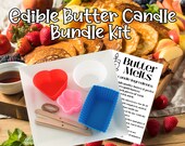 DIY Edible Butter Candle Kit: Silicone Mold Bundle Kit, Charcuterie Board Idea, Foodie Gift, Candle Making, Holiday Dinner