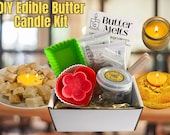 Ultimate DIY Edible Butter Candle Kit: Unique Food Gift, Charcuterie Board Art, Garlic and Basil, Holiday Dinner Party