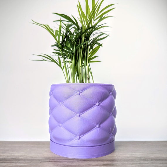 Lavender Purple Plant Pot, Pillow Planter With Drain Tray, Made From an  Eco-friendly Plant Based Plastic - Etsy